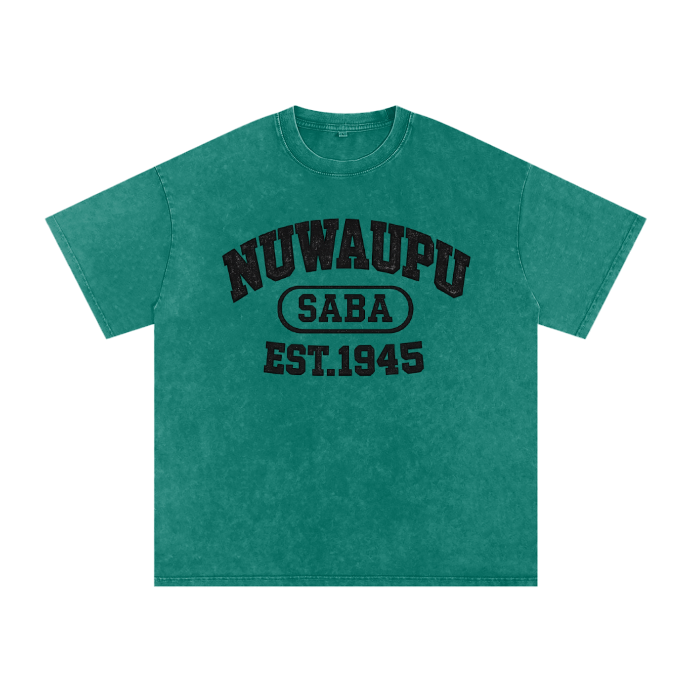 Green NUWAUPU SABA 1945 heavyweight T-shirt