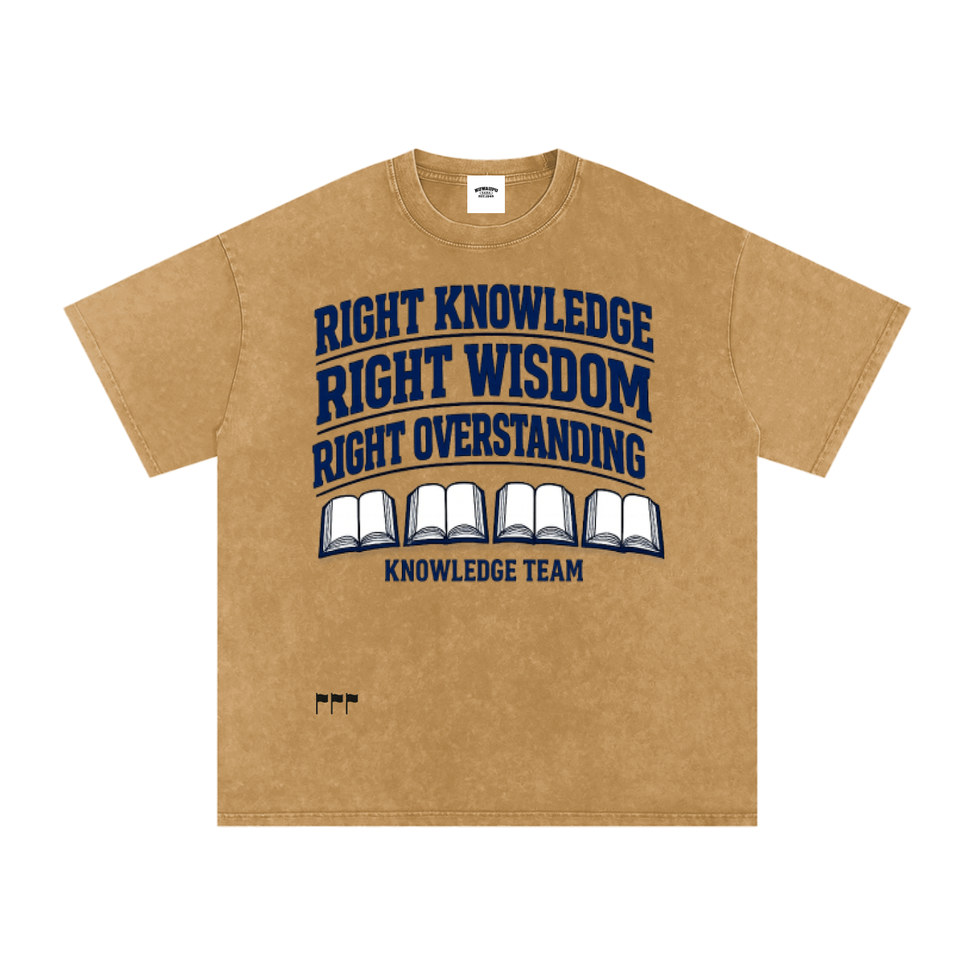 Sandstone Right Knowledge heavyweight T-shirt