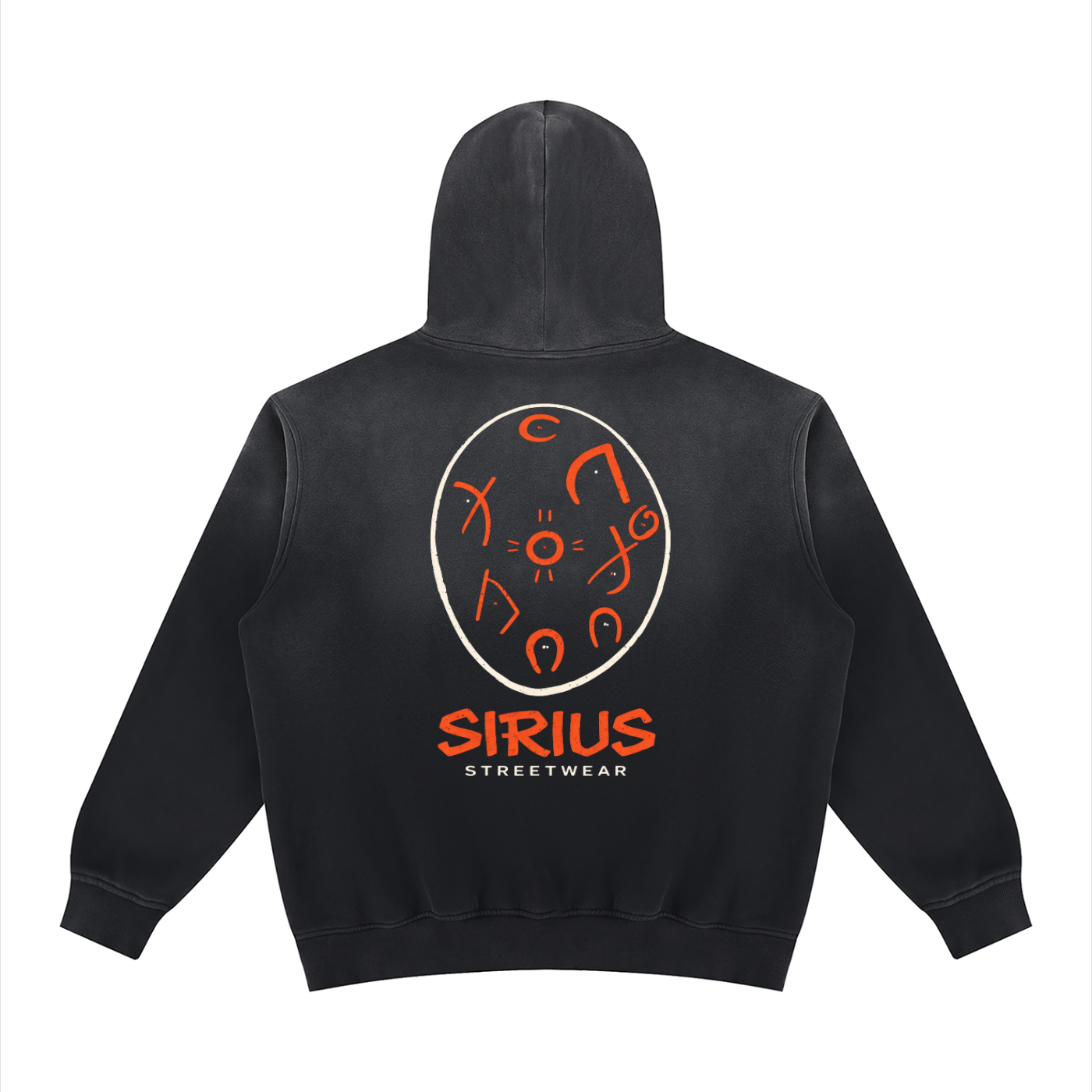 Sirius Orbit heavyweight hoodie back